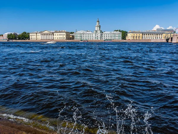 Санкт Петербург Июля 2021 Года Вид Неву Набережную — стоковое фото