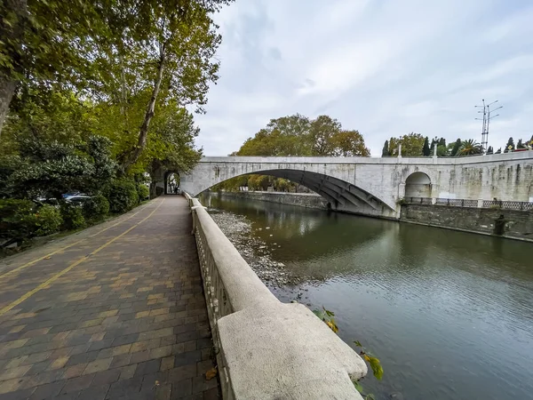 Sochi Rússia Outubro 2021 Ponte Riviera Uma Ponte Rodoviária Área — Fotografia de Stock