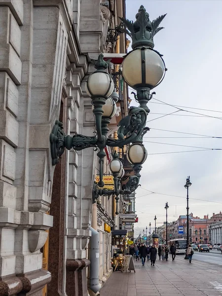 Saint Pétersbourg Russie Novembre 2021 Nevsky Perspective Est Rue Principale — Photo