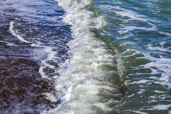 Морський Пейзаж Складність Хвилями Піною Фон Природи — стокове фото