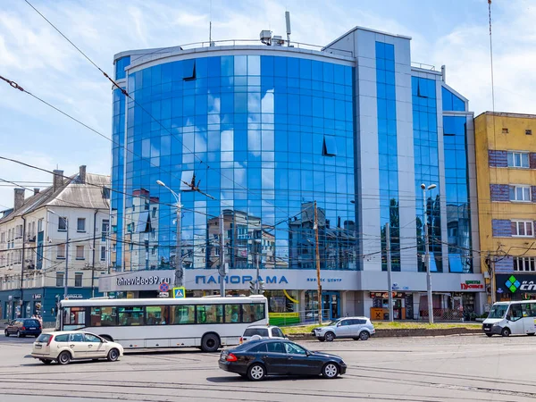 Kaliningrado Rusia Junio 2021 Típica Vista Ciudad Arquitectura Moderna — Foto de Stock