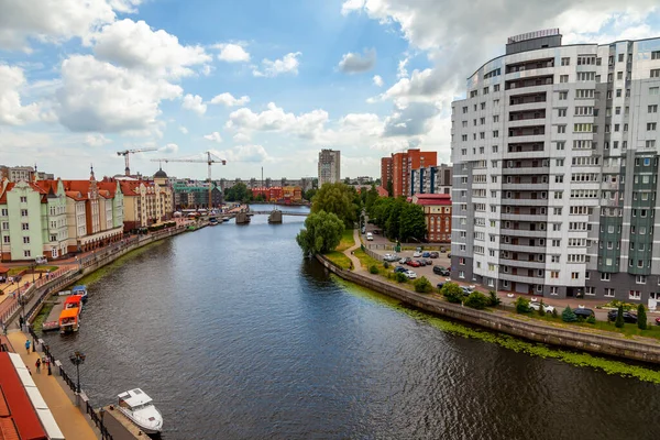 Kaliningrad Russie Juin 2021 Vue Typique Sur Ville Architecture Moderne — Photo