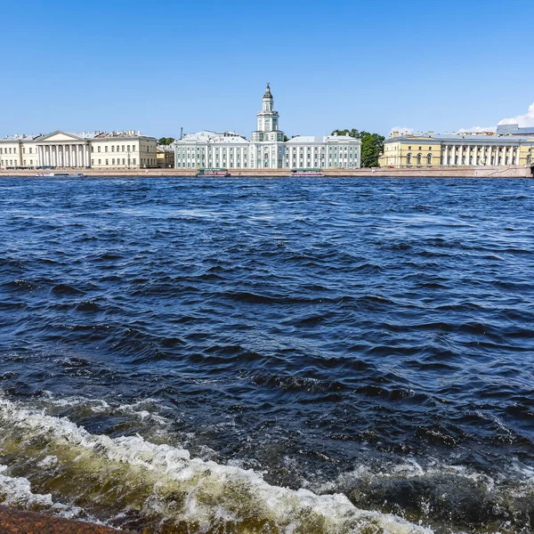 San Pietroburgo Russia Luglio 2021 Vista Sul Fiume Neva Argine — Foto Stock
