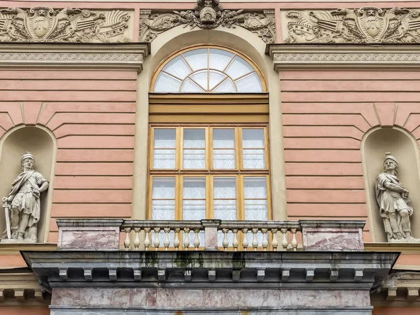 Petersburg Russia November 2021 Russian Museum Fragment Facade Mikhailovsky Castle — Stock Photo, Image