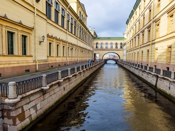 Sankt Petersburg Ryssland November 2021 Utsikt Över Zimnyaya Kanavka Kanalen — Stockfoto