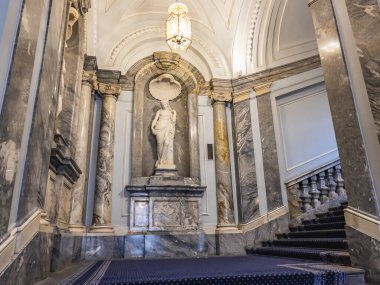 St. Petersburg, Rusya, 7 Kasım 2021. Rus Müzesi 'nin İçi (Mermer Saray))