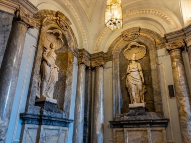 St. Petersburg, Rusya, 7 Kasım 2021. Rus Müzesi 'nin İçi (Mermer Saray))