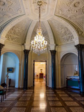 St. Petersburg, Rusya, 7 Kasım 2021. Rus Müzesi 'nin İçi (Mermer Saray))