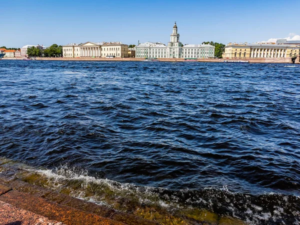 Petersburg Rusya Temmuz 2021 Neva Nehri Manzarası Set — Stok fotoğraf