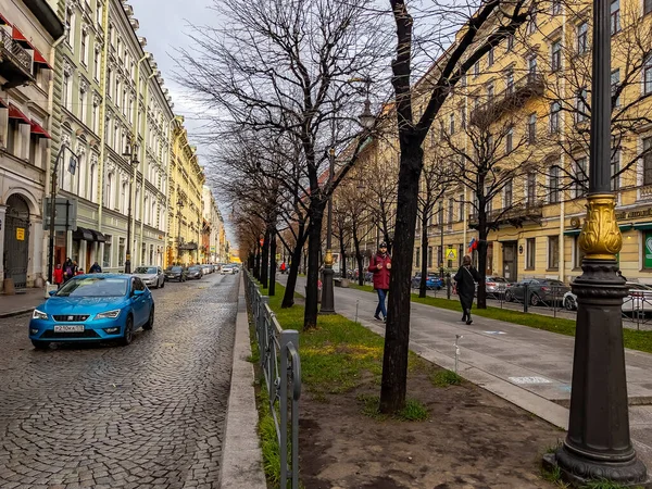 Petersburg Russia November 2021 View Bolshaya Konyushennaya Street — Stock Photo, Image