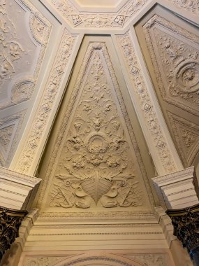St. Petersburg, Rusya, 7 Kasım 2021. Rus Müzesi 'nin İçi (Mermer Saray))