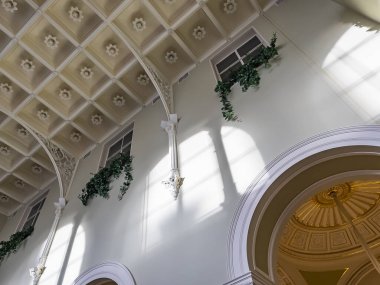 St. Petersburg, Rusya, 7 Kasım 2021. Rus Müzesi 'nin İçi (Mermer Saray))