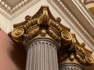 St. Petersburg, Rusya, 7 Kasım 2021. Rus Müzesi 'nin İçi (Stroganov Sarayı))