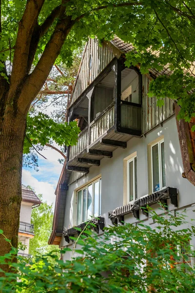 Svetlogorsk Russia June 2021 Typical Architectural Fragment Old Building — Stock Photo, Image