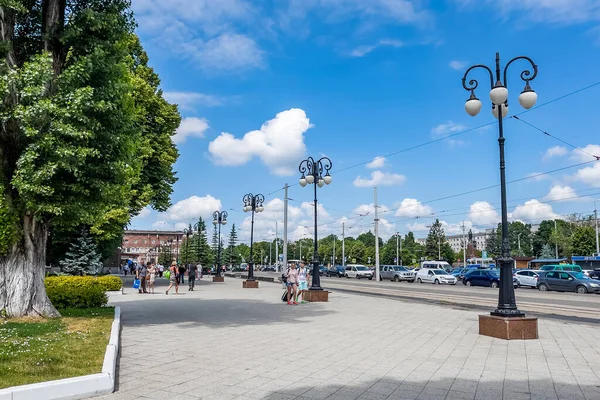 2021年6月28日 ロシアのカリーニングラード 南駅の建物 — ストック写真