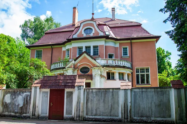 Kaliningrad Russland Juni 2021 Malerisches Stadthaus Historischen Teil Der Stadt — Stockfoto