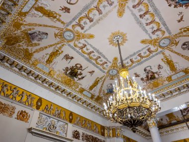 St. Petersburg, Rusya, 7 Kasım 2021. Rus Müzesi 'nin (Mikhailovskiy Sarayı) içinde.)