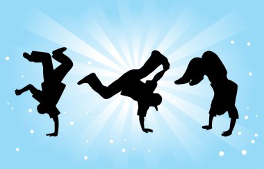 Üç breakdancers