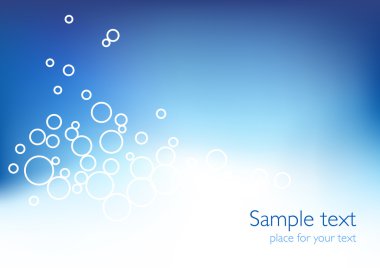 Mavi balonlar arka plan