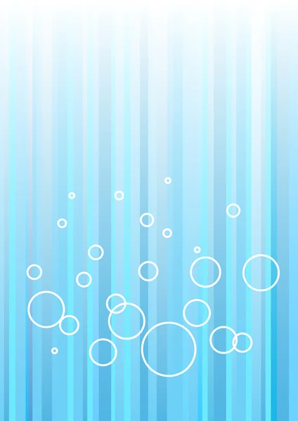 Blue Bubbles Background — Stock Vector