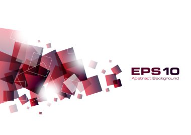 Kırmızı Soyut Arkaplan