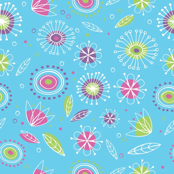 Motif floral sans couture 2 — Image vectorielle