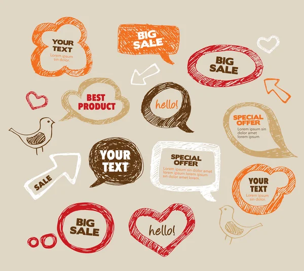 El çizimi konuşma baloncukları