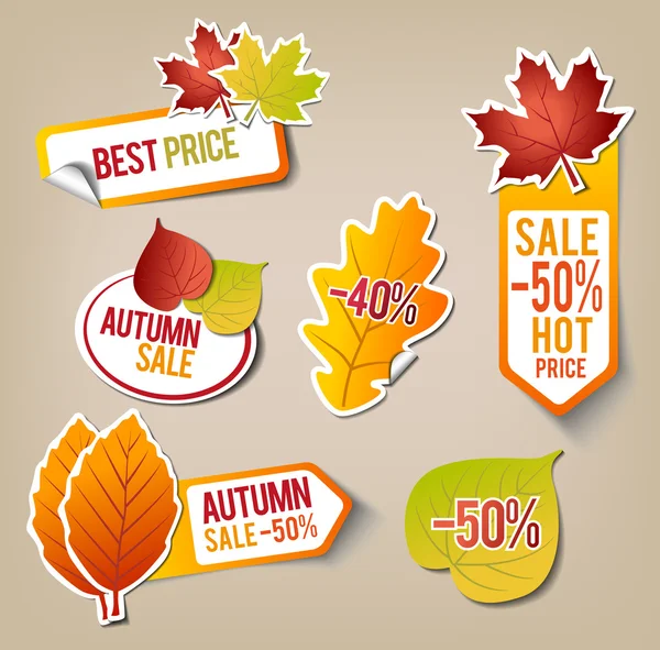 sonbahar Satılık çıkartmaları