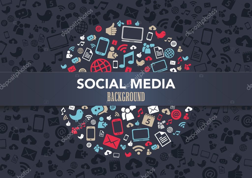 Social Media Background Stock Video  Envato Elements