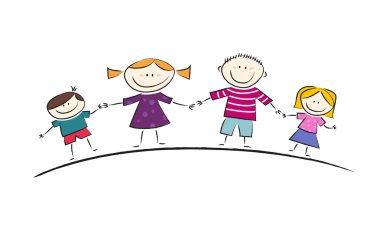 mutlu aile karikatür