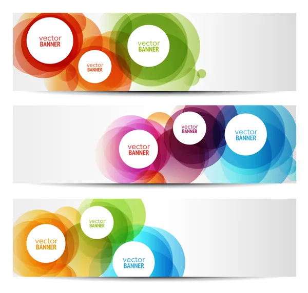 renkli afiş - daireler