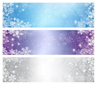Winter Banners clipart