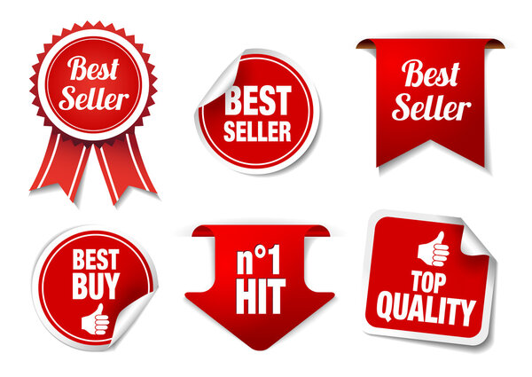 Best Seller Labels and Badges