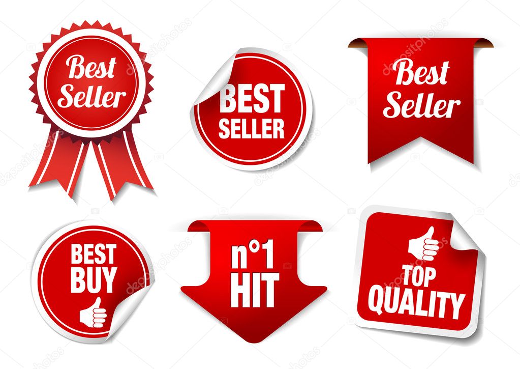 Best Seller Labels and Badges