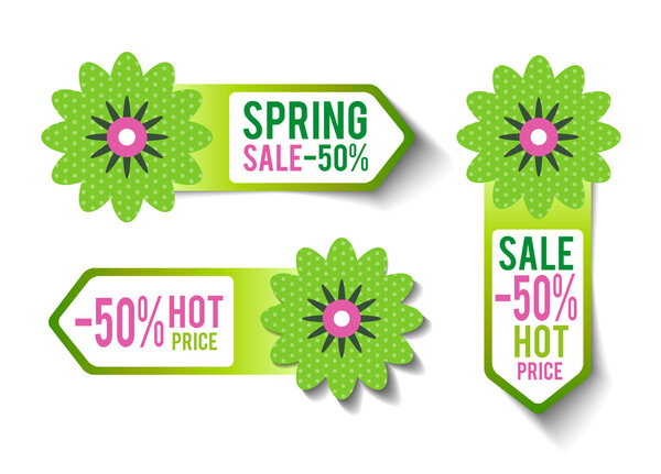 Spring Sales Labels