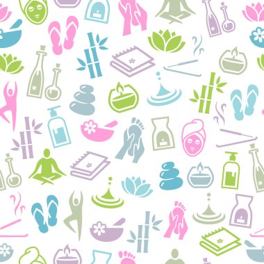 Sağlık ve rahatlama seamless modeli