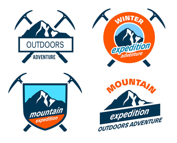 Mountain Expedition Badges - Icons
