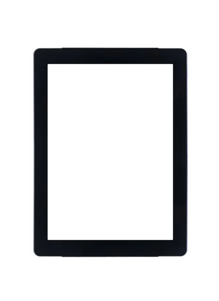 Tablet digitale isolato su bianco con percorso di ritaglio Immagini Stock Royalty Free