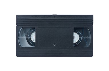 Beyaz arka plan üzerinde izole video kaset. video kaset