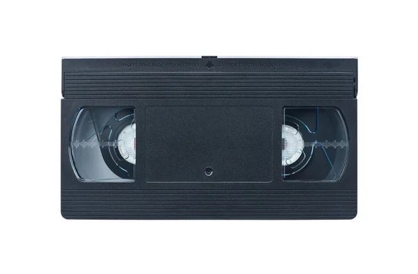 Video cassette isolated on white background. Video tape Stock Photo