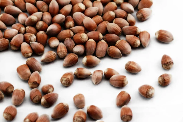 Tasty hazelnuts, close up — Stock Photo, Image