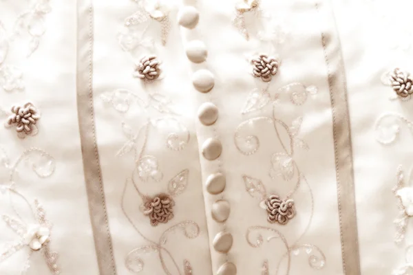 Detalles del vestido de novia —  Fotos de Stock