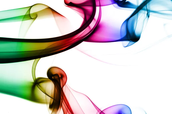 Multicolored smoke — Stock Photo, Image