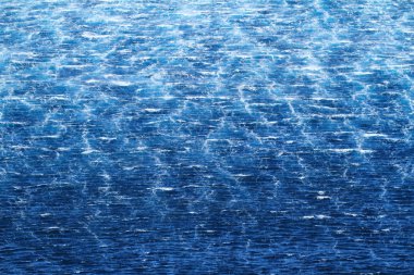 öfkeli dalgaları ile şiddetli deniz