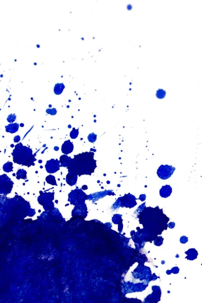 Blauwe splatter — Stockfoto