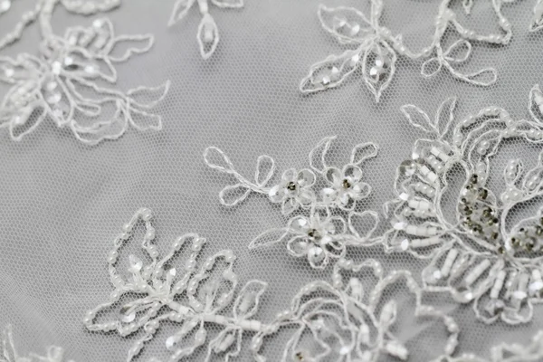 Detail des Brautkleides — Stockfoto