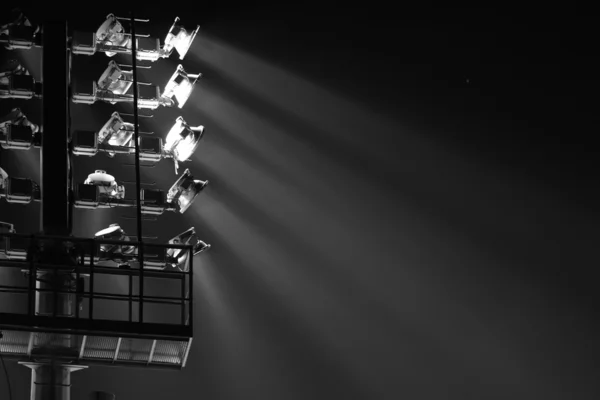 La torre de la luz del punto del estadio — Foto de Stock