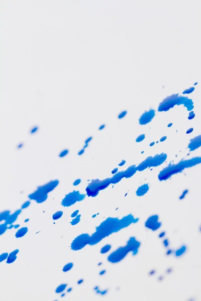 Blauwe splatter — Stockfoto