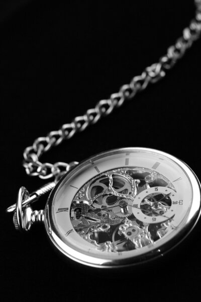 Старая часовая машина
