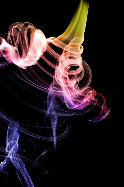 Humo multicolor — Foto de Stock